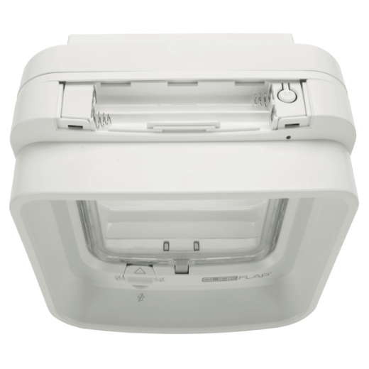SureFlap-Katzenklappe Weiß Dual von Oben